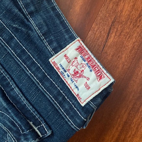 True Religion Medium Wash Bootleg Jeans - Picture 2 of 6